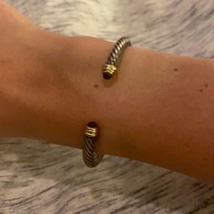 David Yurman Amethyst Cable Classic Cuff